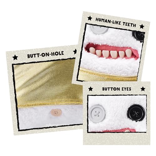 Fuggler Gold Fuggs Splodge Tank Top 9" Plush – Funny Ugly Monster Collectible by ZURU