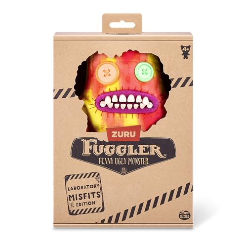 Fuggler Laboratory Misfits Sasquoosh Plush - 9" Soft Ugly Monster Collectible Toy