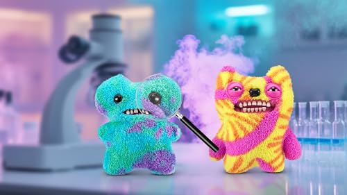 Fuggler Laboratory Misfits Squidge Plush – 9" Soft Collectible Monster Toy with Human-Like Teeth
