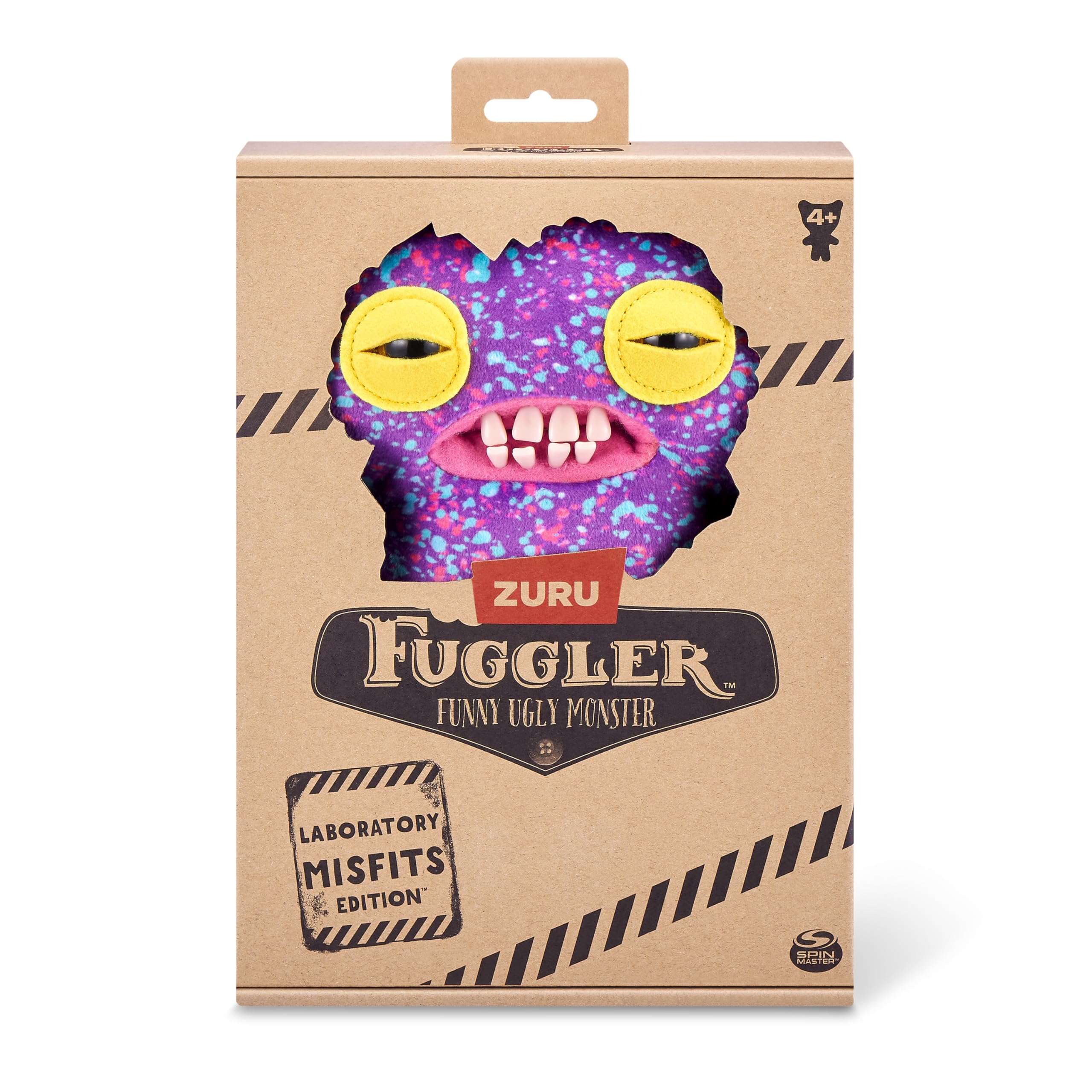 Fuggler Laboratory Misfits Squidge Plush – 9" Soft Collectible Monster Toy with Human-Like Teeth