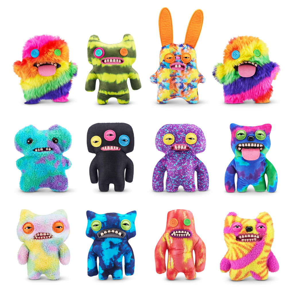 Fuggler Laboratory Misfits Squidge Plush – 9" Soft Collectible Monster Toy with Human-Like Teeth