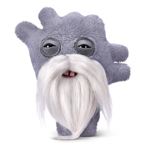 Fuggler Old Fogies 9-Inch Plush Toy (Captain Cardiac) – Grumpy Monster with Human-Like Teeth by ZURU