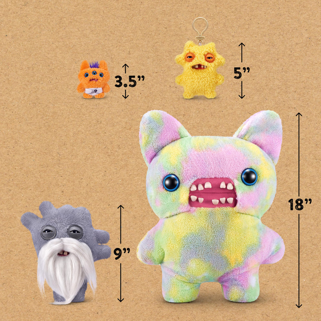 Fuggler Old Fogies 9-Inch Plush Toy (Captain Cardiac) – Grumpy Monster with Human-Like Teeth by ZURU