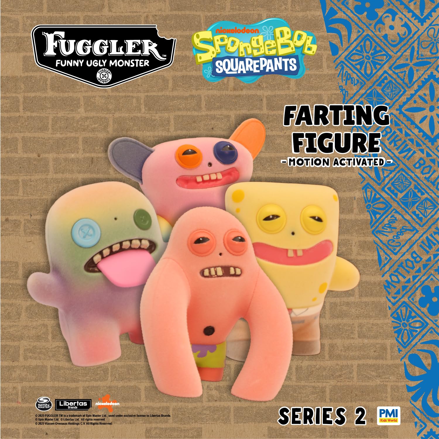 Fuggler Series 2 Farting Figure Patrick – Sensor-Activated Noisy Collectible
