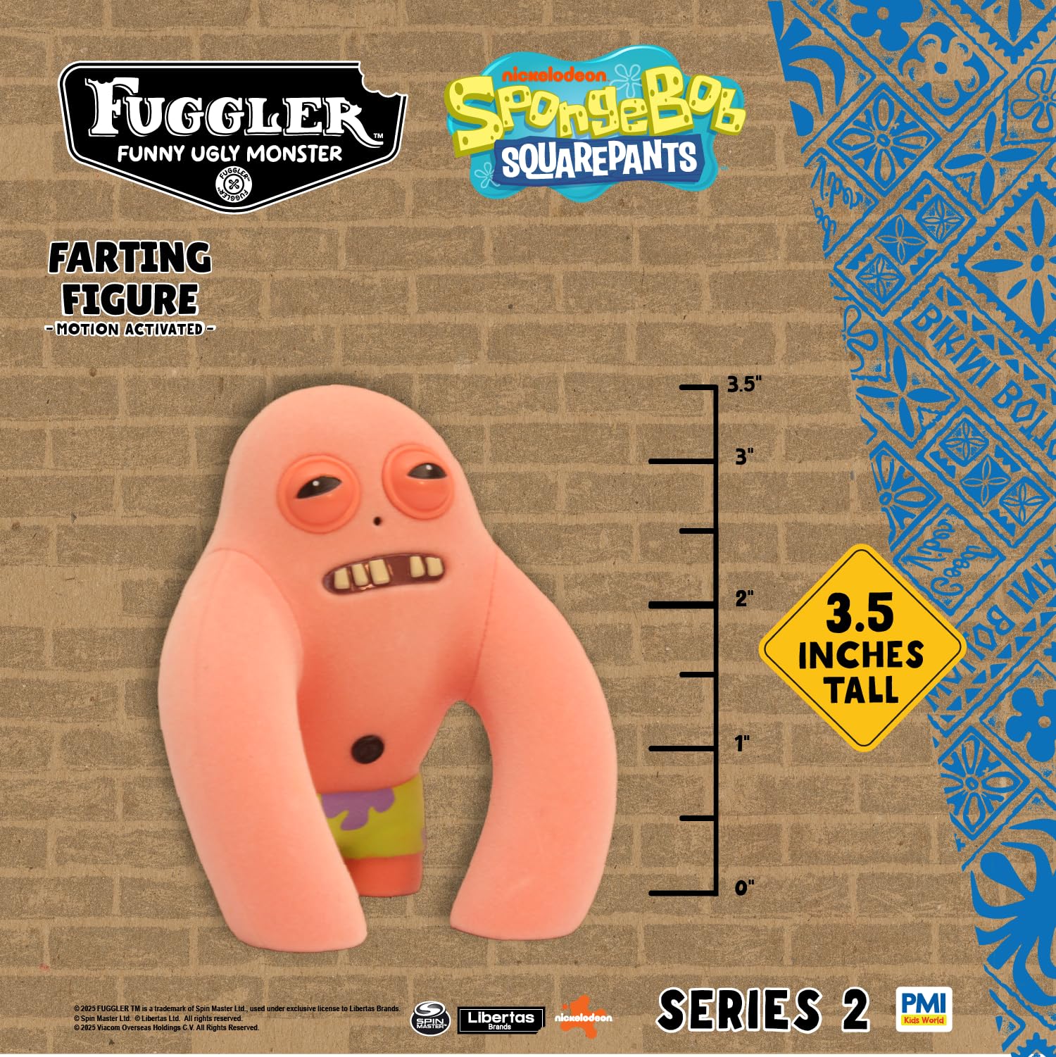 Fuggler Series 2 Farting Figure Patrick – Sensor-Activated Noisy Collectible