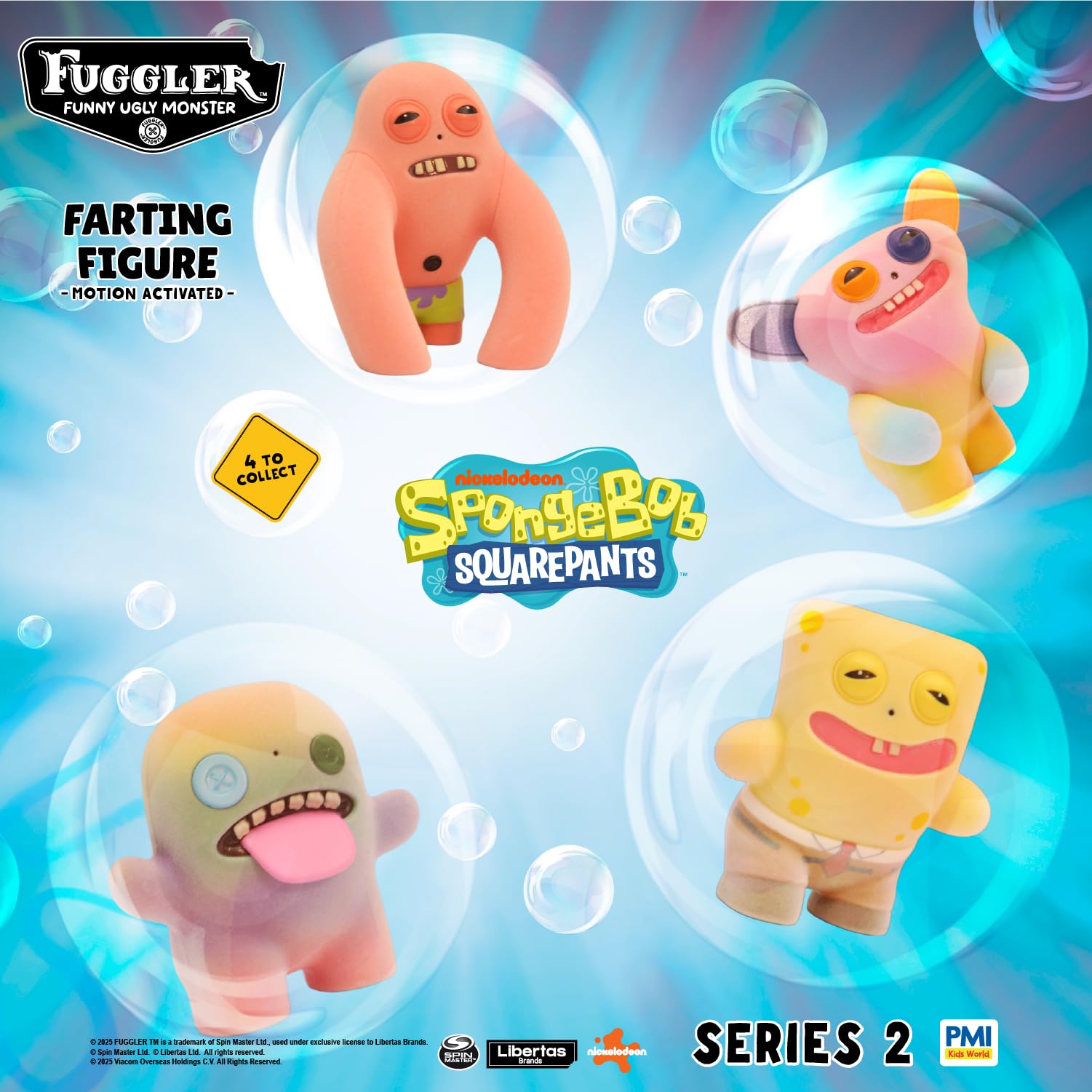 Fuggler Series 2 Farting Figure Patrick – Sensor-Activated Noisy Collectible