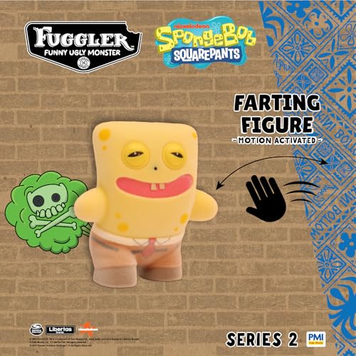 Fuggler Series 2 Farting Figure – Sensor-Activated Noisy Collectible (SpongeBob)