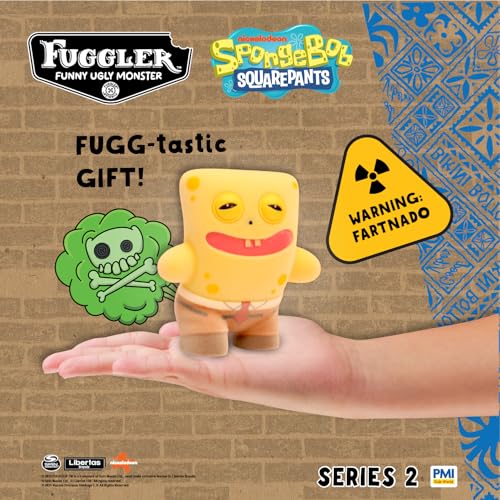 Fuggler Series 2 Farting Figure – Sensor-Activated Noisy Collectible (SpongeBob)