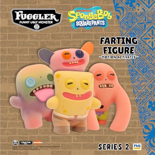 Fuggler Series 2 Farting Figure – Sensor-Activated Noisy Collectible (SpongeBob)