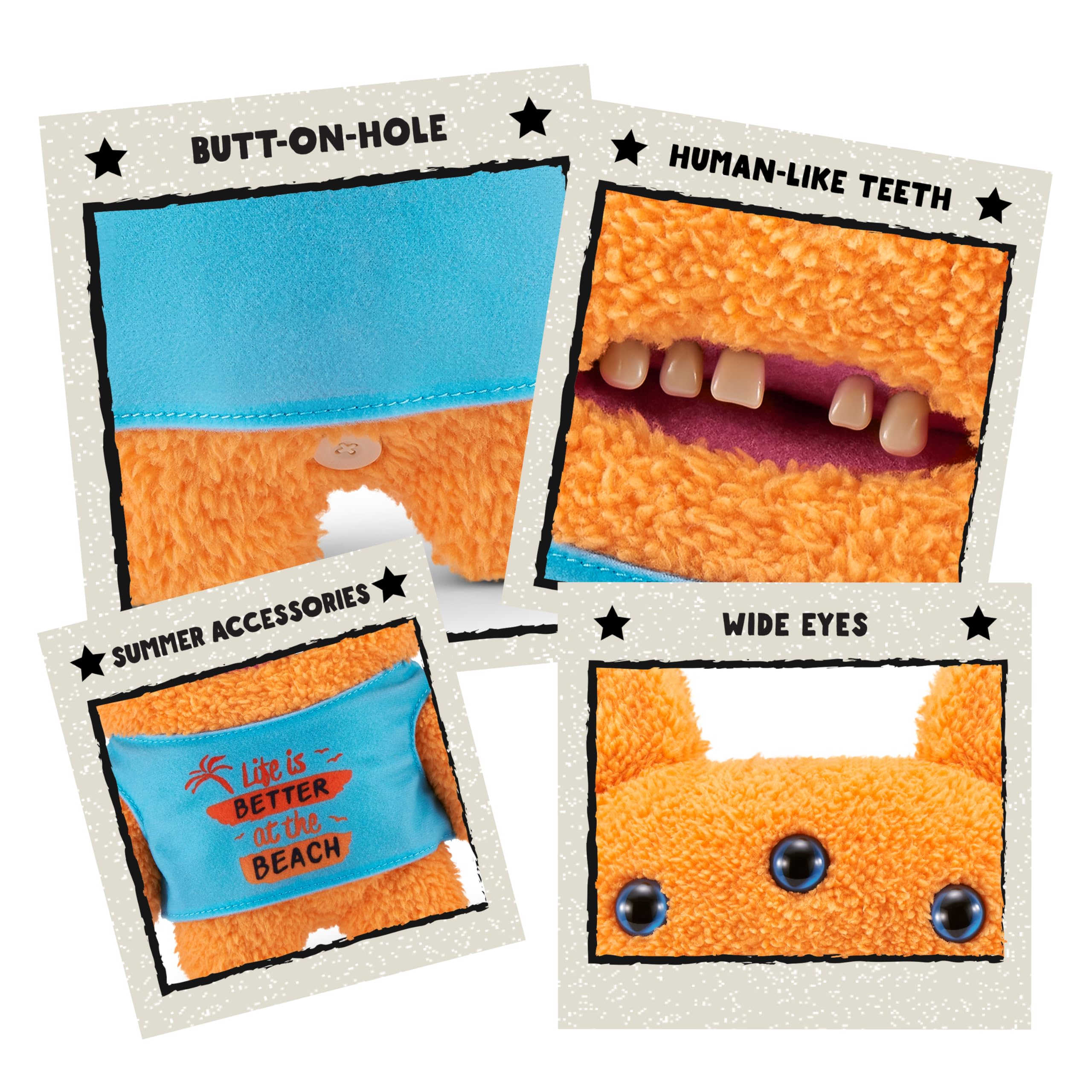 Fuggler Vacay Vibes Reek-O Orange 9" Plush – Funny Ugly Monster Toy
