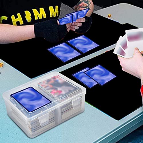 FULLCASE Transparent Card Case – Holds 300+ Cards, Removable Dividers, for Pokémon/MTG/Sports Cards