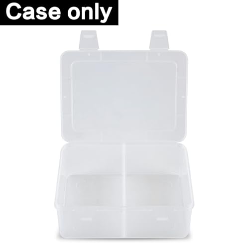 FULLCASE Transparent Card Case – Holds 300+ Cards, Removable Dividers, for Pokémon/MTG/Sports Cards