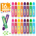 FUMILE 16PCS Dot Markers for Toddlers 1-3, Non-Toxic Washable Bingo Daubers Set