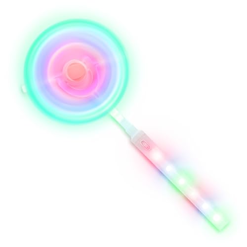 Fun Central LED Windmill Wand – Multicolor Spinning Light Toy for Kids