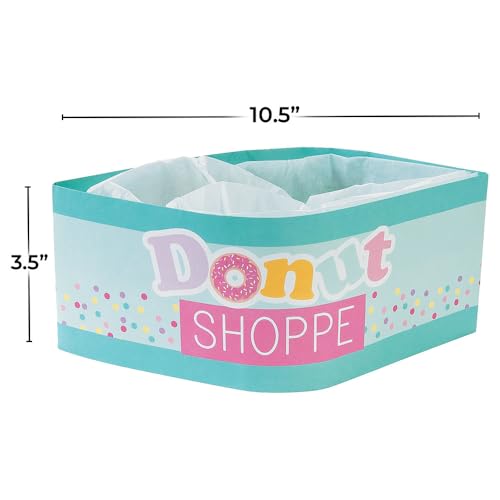 Fun Express Donut Party Hats - Set of 12 Paper Hats for Birthday Parties & National Donut Day