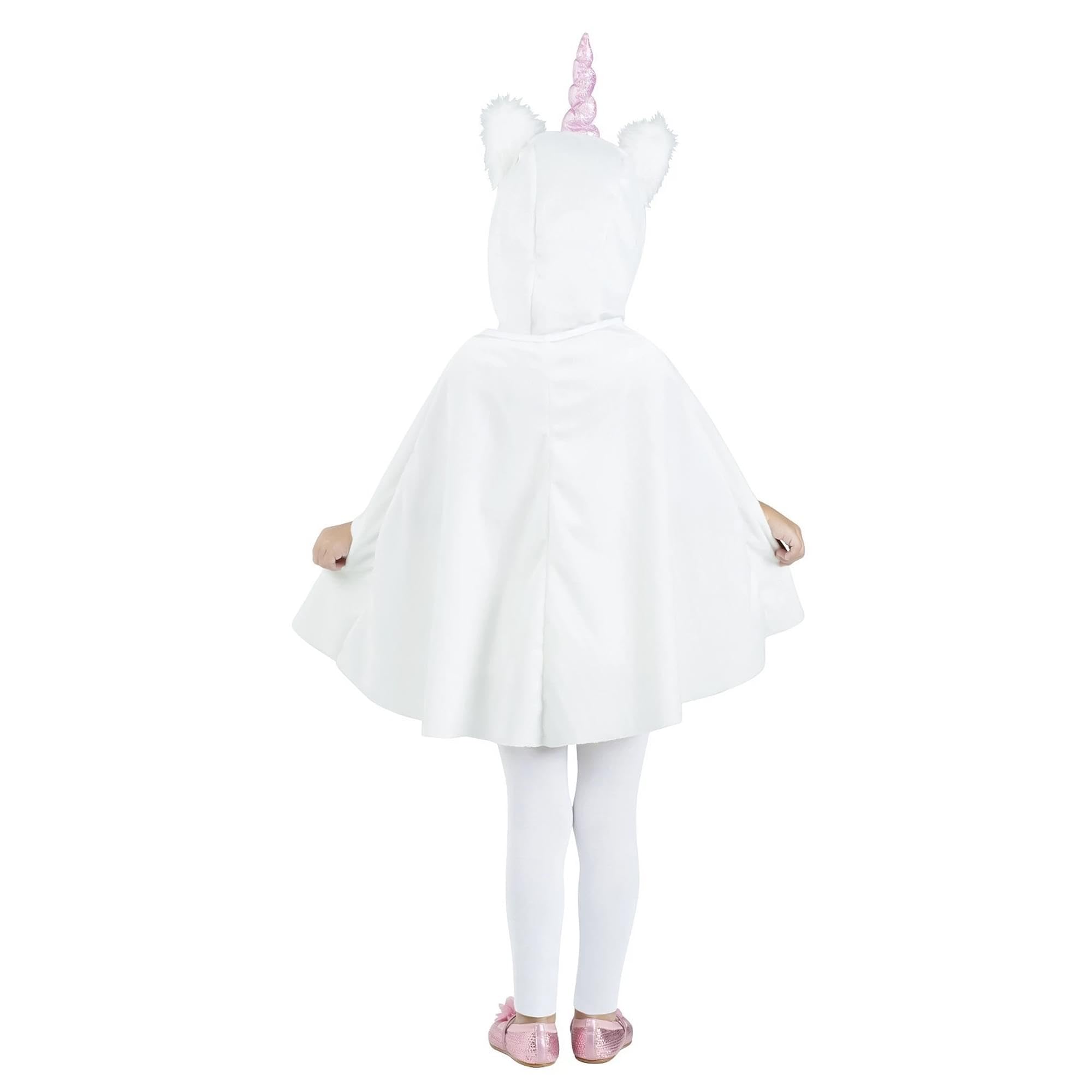 Fun World Unicorn Cape Toddler Costume, X-Large 4-6, Multicolor