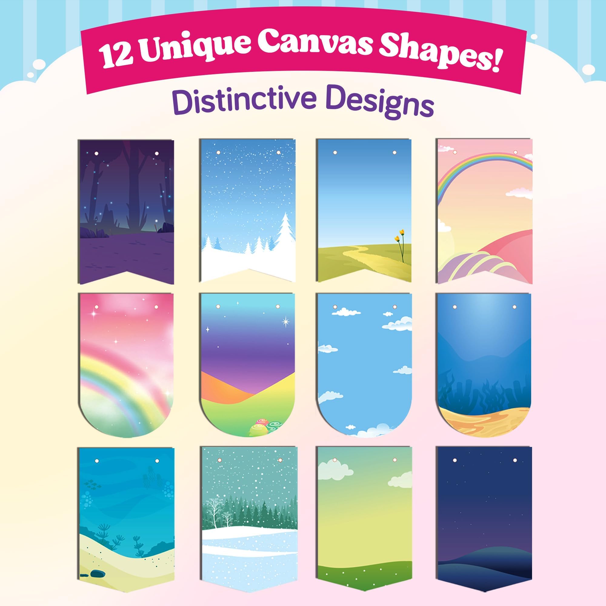 Funcils Unicorn & Princess Foil Art Craft Kit – Mess-Free Sticker Activity for Kids Ages 4-10