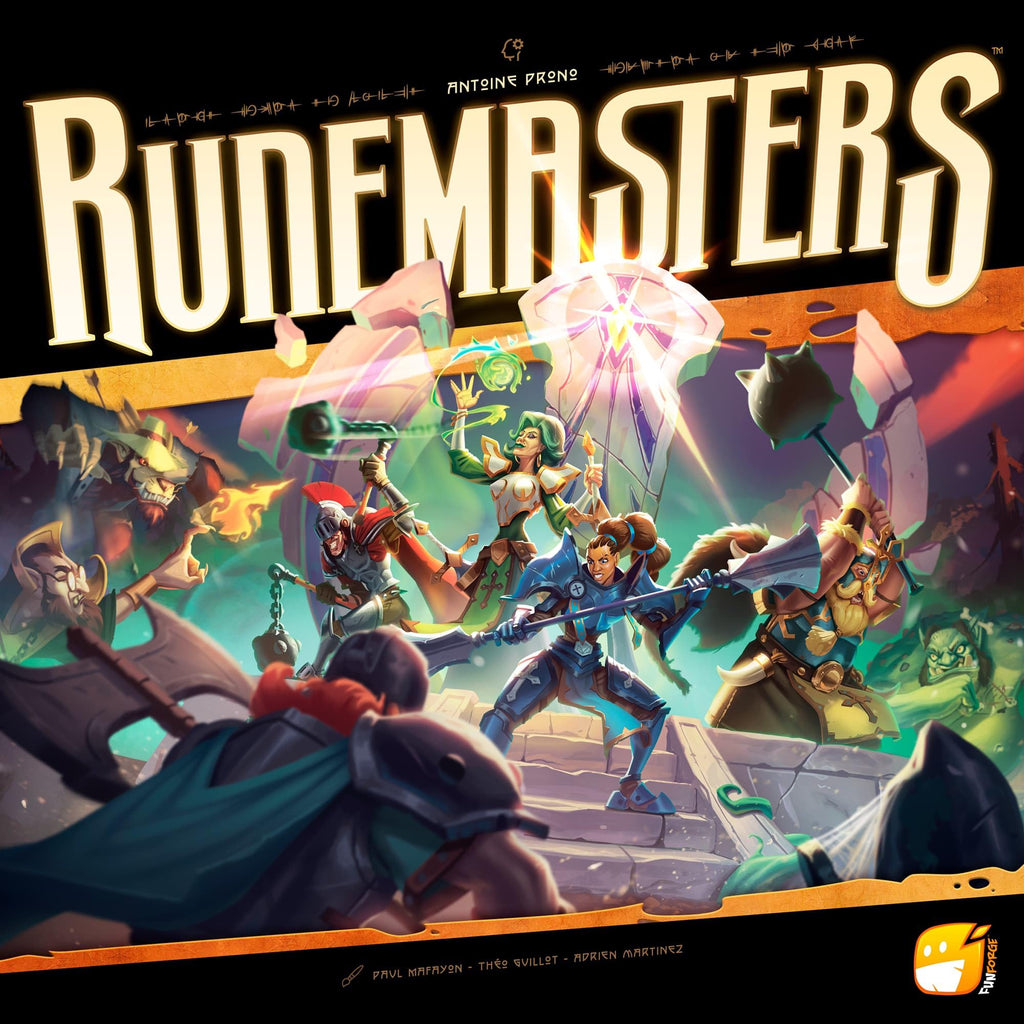 Funforge Runemasters Cooperative Board Game: Dark Fantasy Tower Defense for 1-4 Players, Ages 8+