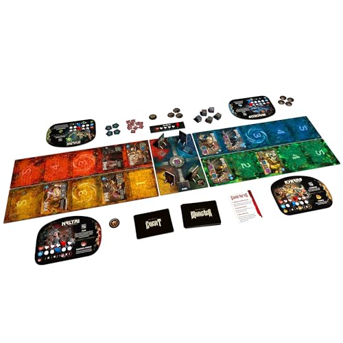 Funforge Runemasters Cooperative Board Game: Dark Fantasy Tower Defense for 1-4 Players, Ages 8+