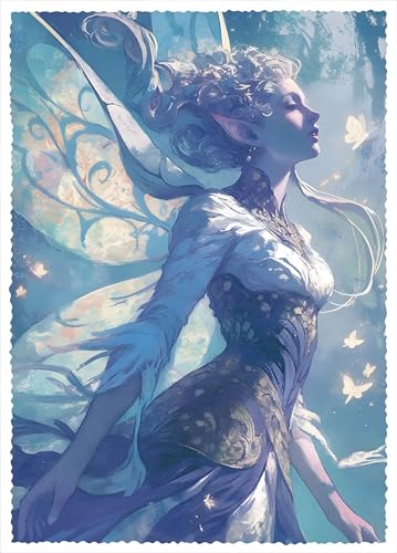 FUNinEDH Faerie Textured Matte MTG Card Sleeves – 100+4 CT for EDH Commander