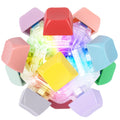 FunisFun Keyboard Fidget Toy for Adults with LED Lights and Clicker