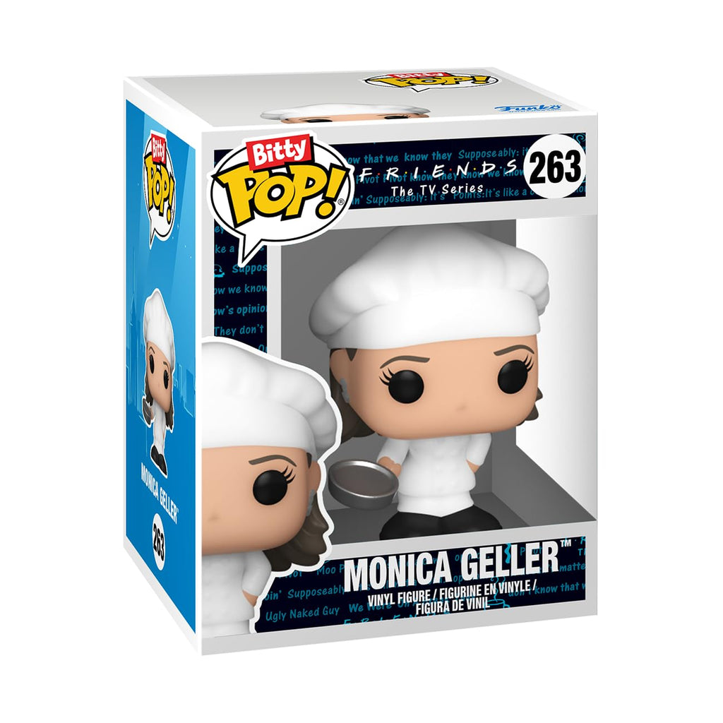 Funko Bitty POP! Friends 4-Pack: Phoebe, Monica, Chandler & Mystery Mini Figure with Display Case