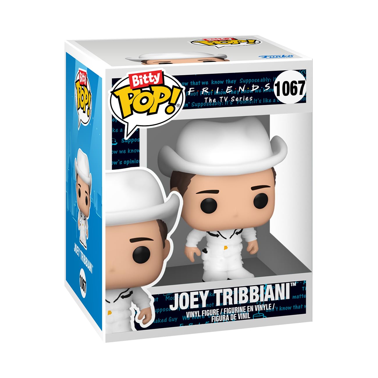 Funko Bitty POP! Friends 4-Pack: Phoebe, Monica, Chandler & Mystery Mini Figure with Display Case