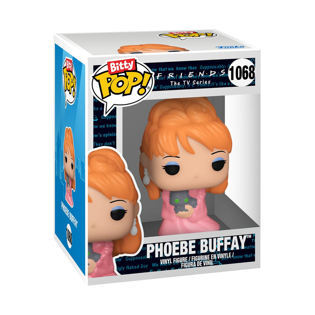 Funko Bitty POP! Friends 4-Pack: Phoebe, Monica, Chandler & Mystery Mini Figure with Display Case