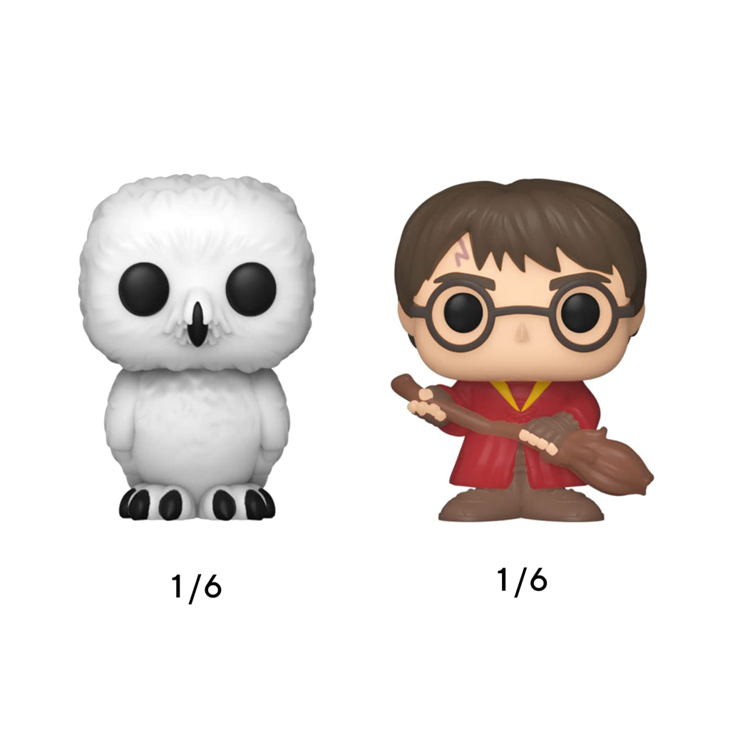 Funko Bitty POP! Harry Potter 4-Pack: Dumbledore, McGonagall, Nearly Headless Nick & Mystery Mini Figure (0.9-Inch)