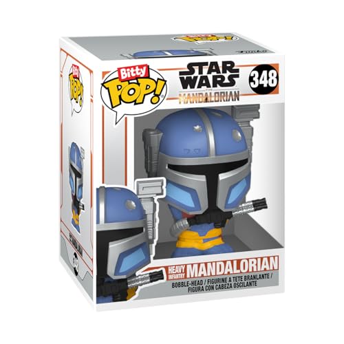 Funko Bitty Pop! The Mandalorian 4-Pack – Heavy Infantry, Armorer, Bo-Katan, & Mystery Chase (0.9-Inch Mini Figures)