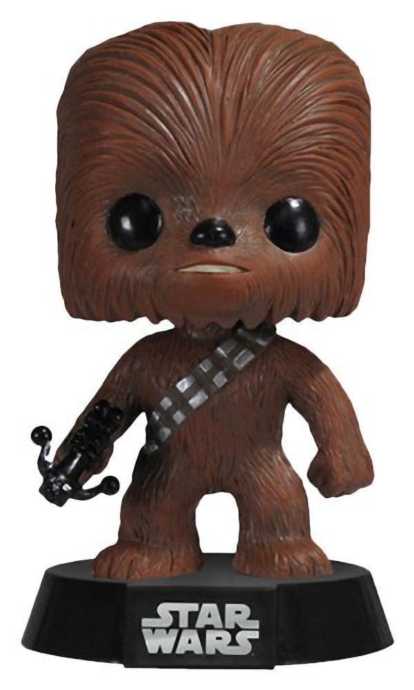 Funko Chewbacca Star Wars Pop! Vinyl Bobble-Head Collectible, 3.75 Inches
