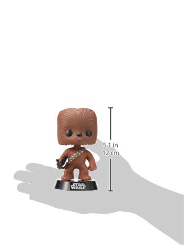 Funko Chewbacca Star Wars Pop! Vinyl Bobble-Head Collectible, 3.75 Inches