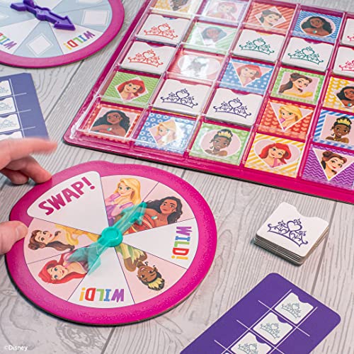 Funko Disney Princess Pattern Party Game – Spin, Match & Swap with 5 Characters