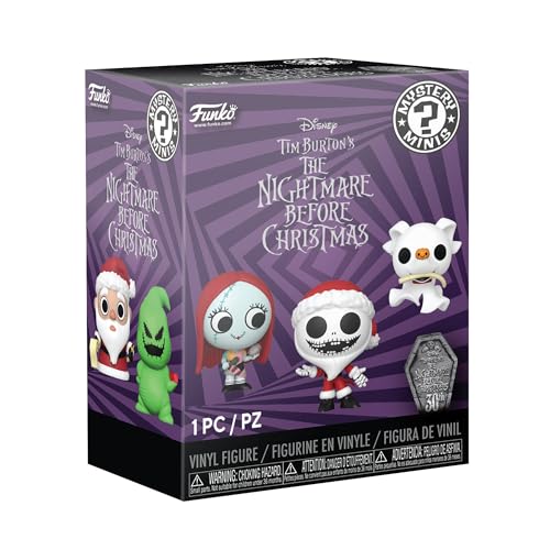 Funko Mystery Mini - Nightmare Before Christmas 30th Anniversary Blind Box - 3.4 Inch Vinyl Figure - Random Style