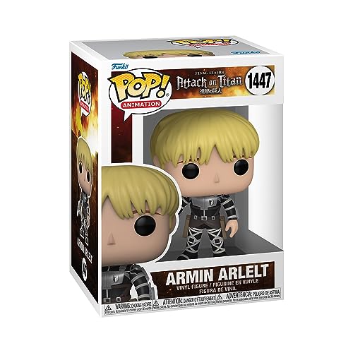 Funko Pop! Attack on Titan Armin Arlert Vinyl Figure – 3.75-Inch Collectible with 1-in-6 Chance for Rare Chase Variant