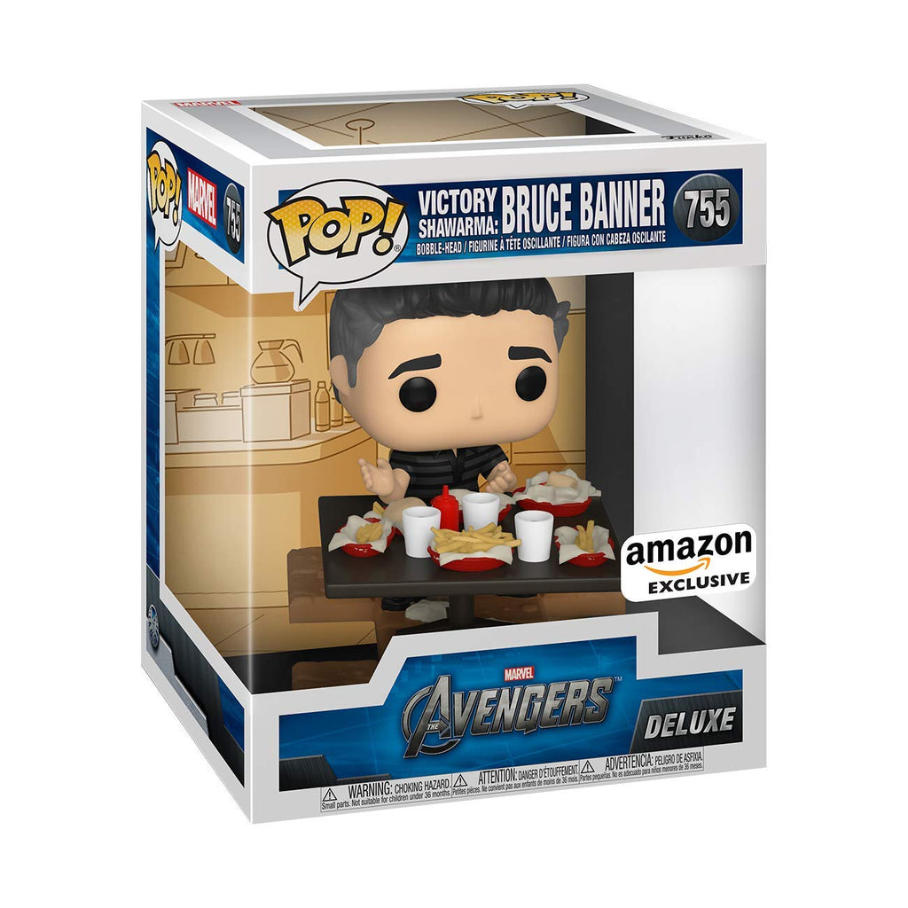Funko Pop Deluxe Victory Shawarma Bruce Banner (Hulk) Figure – Amazon Exclusive, 1 of 6