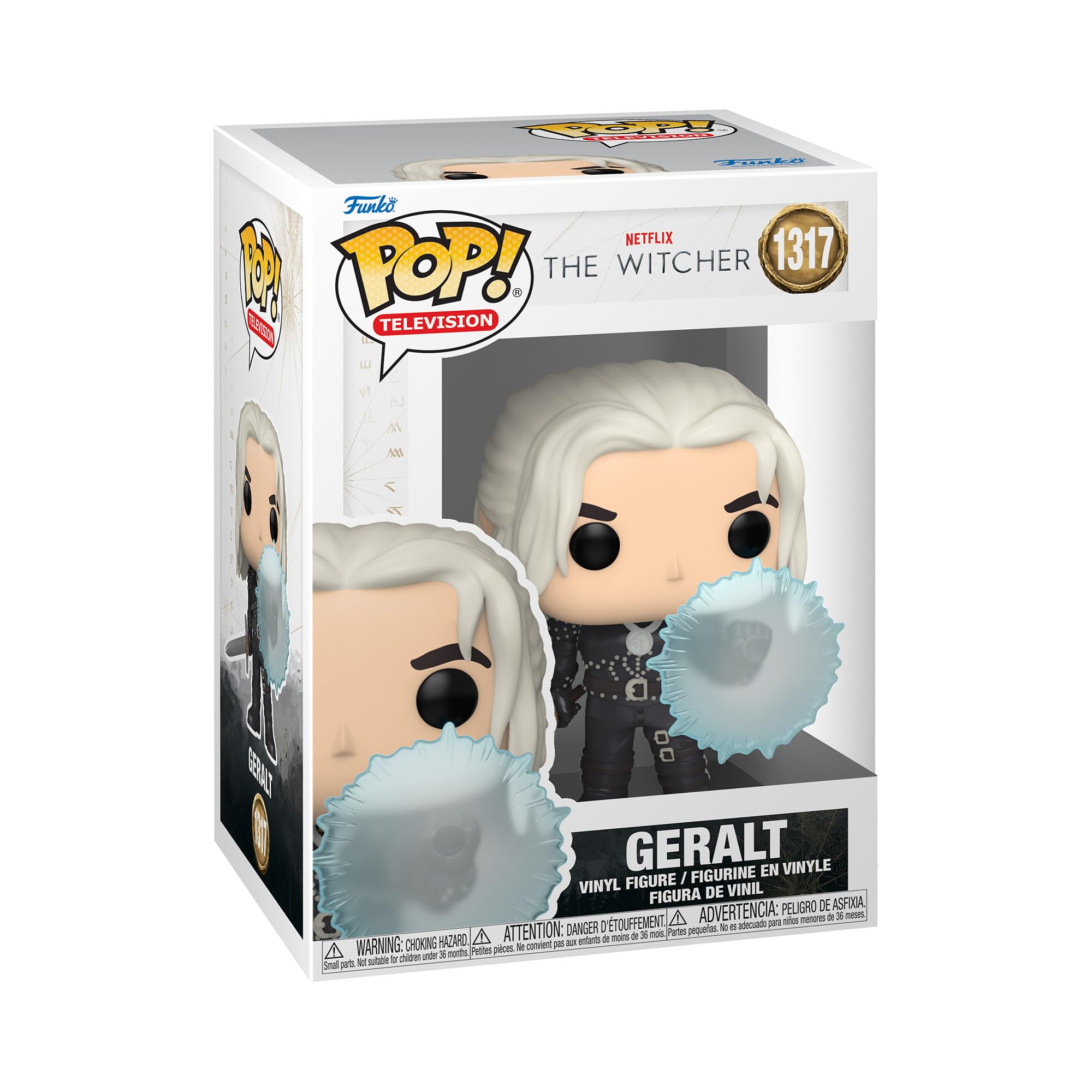 Funko POP! Geralt with Shield - The Witcher Collectible Vinyl Figure, 3.75 inches