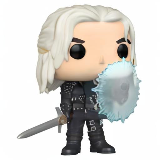 Funko POP! Geralt with Shield - The Witcher Collectible Vinyl Figure, 3.75 inches