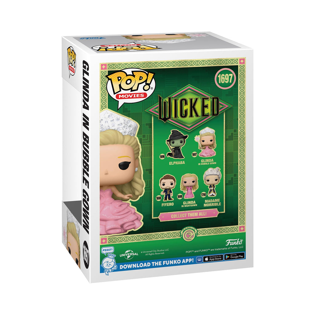 Funko Pop Glinda in Bubble Gown (Wicked) – 3.75-Inch Vinyl Collectible Figure