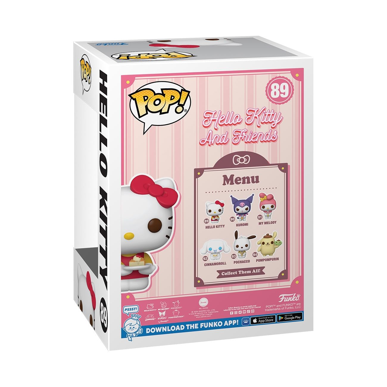 Funko POP! Hello Kitty Vinyl Figure - 3.75" Official Collectible - Sanrio Merchandise
