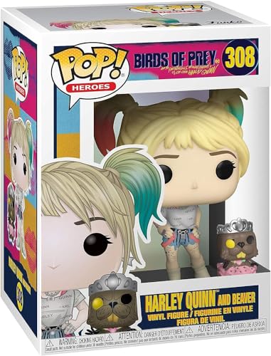 Funko Pop! Heroes: Birds of Prey Harley Quinn with Beaver Vinyl Figure