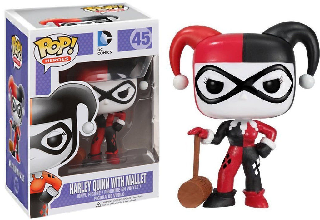 Funko POP! Heroes: Harley Quinn with Mallet – 3.75-Inch Vinyl Figure