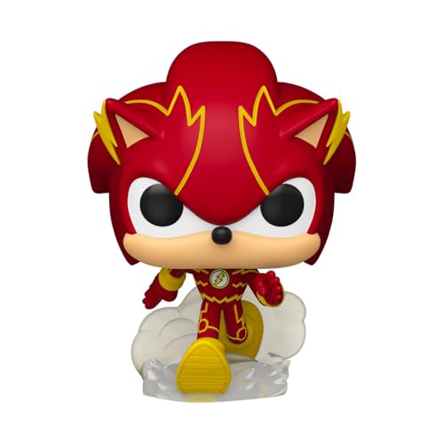 Funko Pop! Heroes: Sonic as the Flash - JLA & Sonic Crossover Vinyl Figure