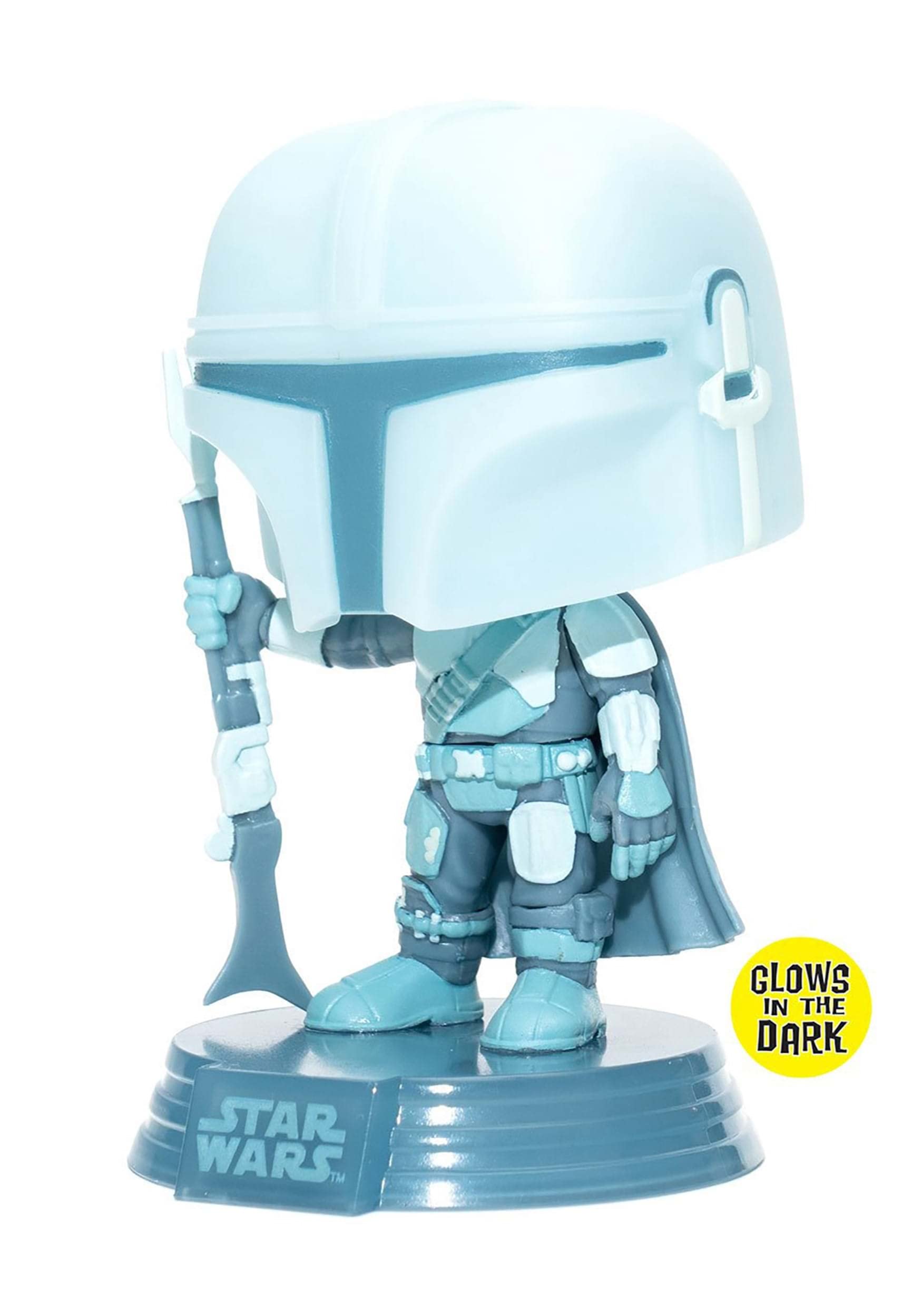 Funko Pop! Mandalorian Hologram (Glow in the Dark) Exclusive - Star Wars Bobblehead