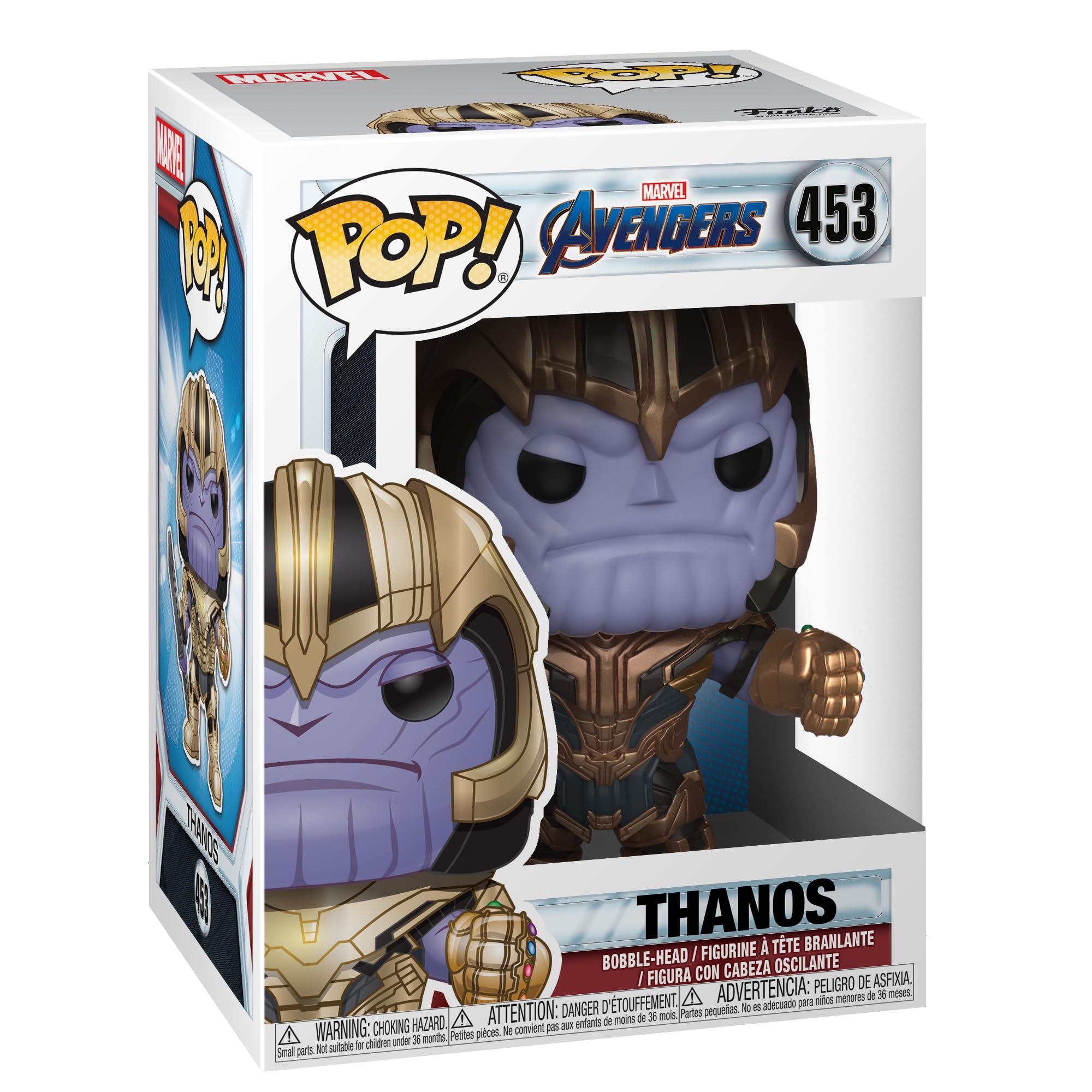 Funko POP! Marvel: Avengers Endgame – Thanos Vinyl Figure, 3.75-Inch Collectible