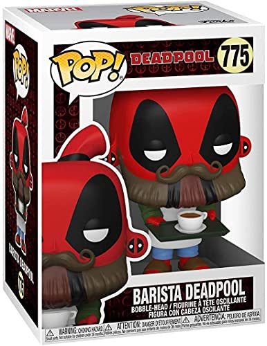 Funko Pop! Marvel: Deadpool 30th Anniversary Coffee Barista Figure