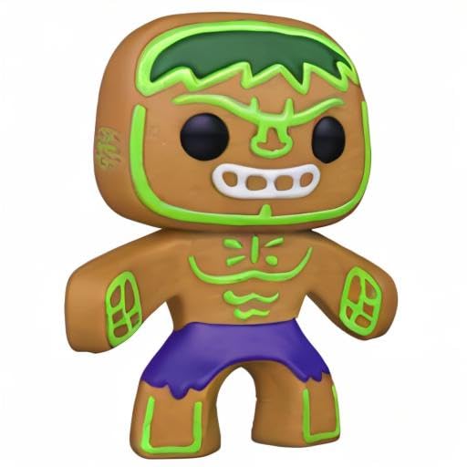 Funko Pop! Marvel: Gingerbread Hulk Vinyl Figure (4 inches) - Collectible Bobblehead