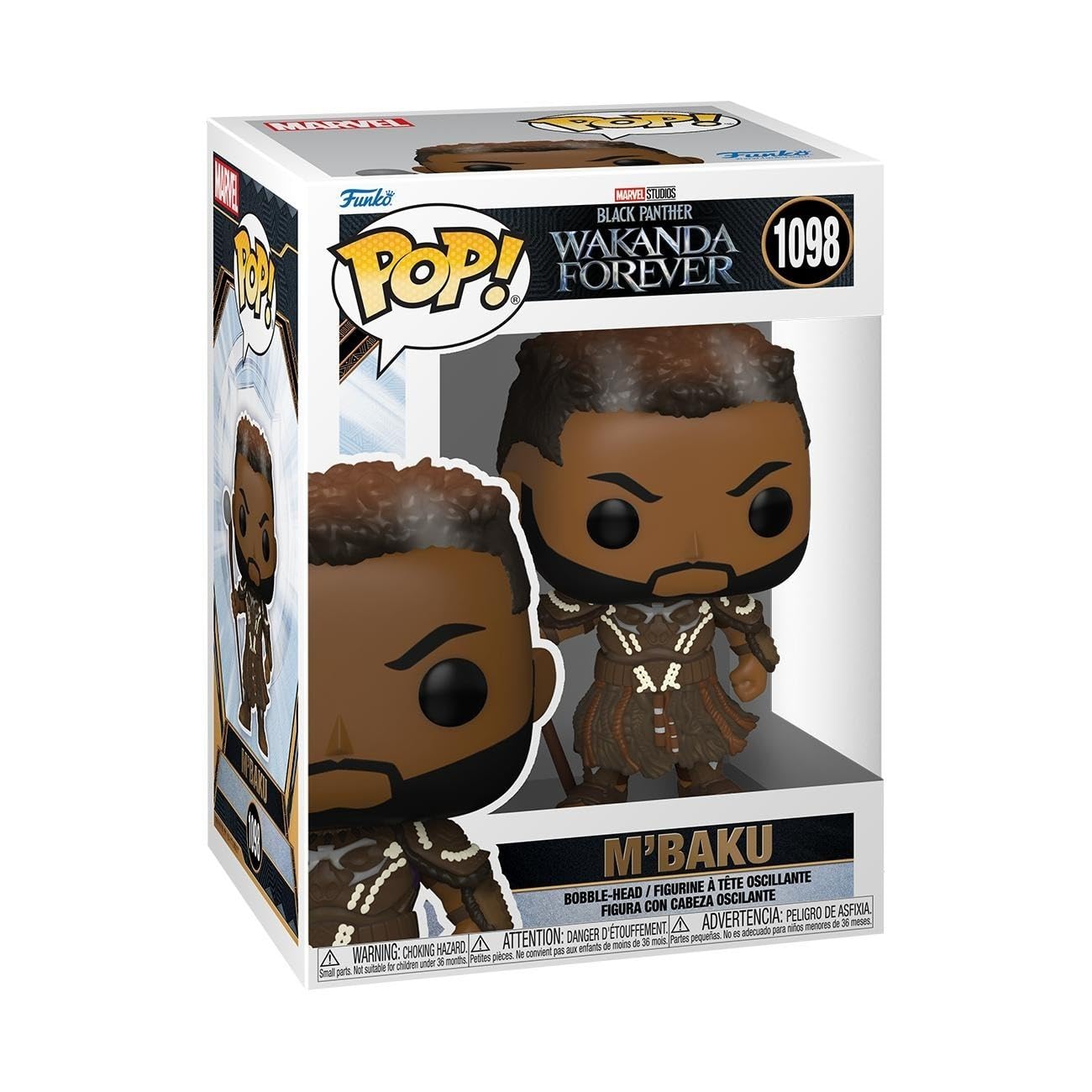 Funko Pop! M'Baku Bobblehead – Black Panther: Wakanda Forever Vinyl Figure