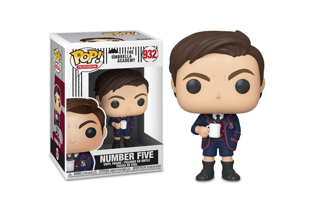 Funko POP Number Five Umbrella Academy Stylized Vinyl Collectible - 3 ¾ Inches, Styles May Vary