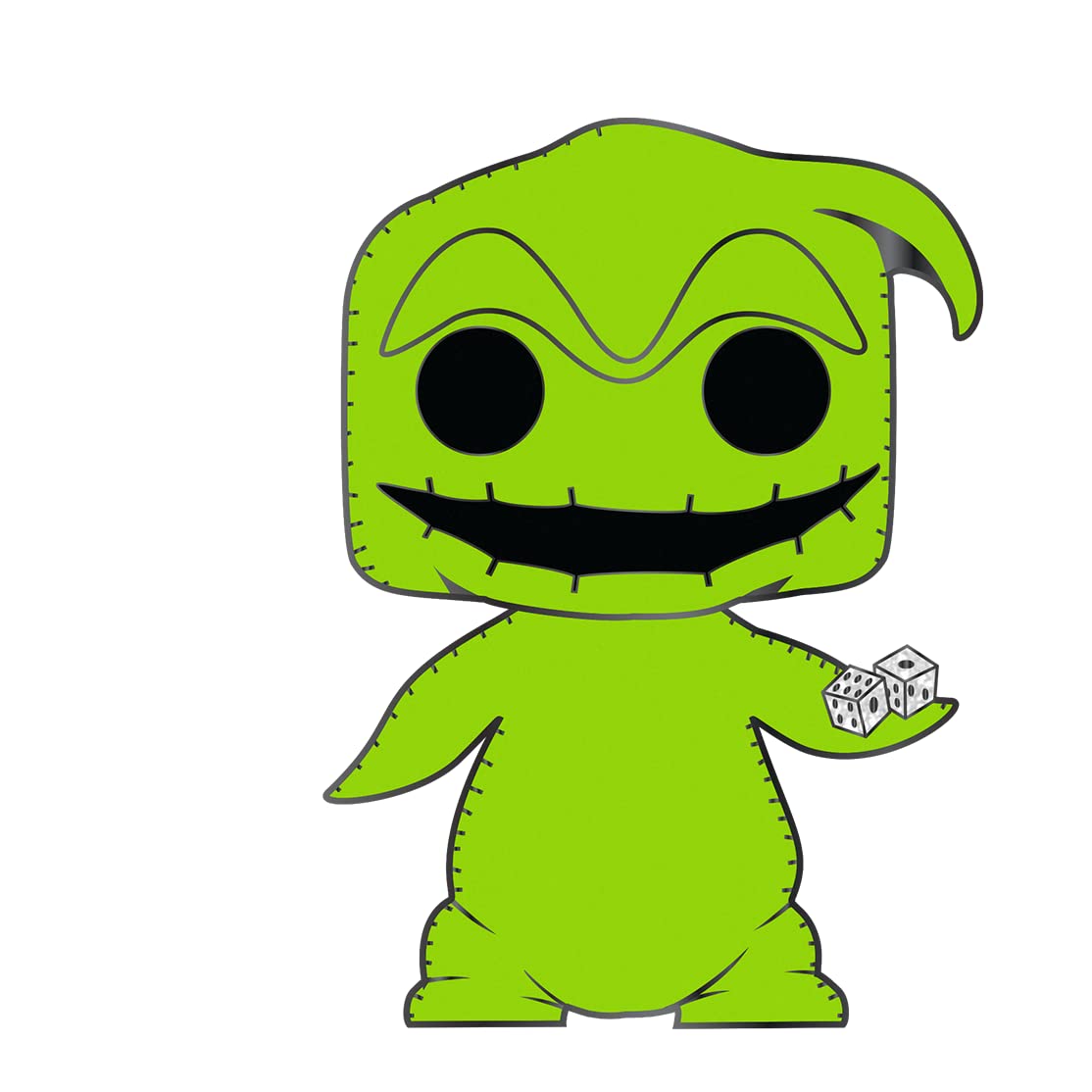 Funko Pop! Sized Pin Disney: Nightmare Before Christmas - Oogie Boogie (Styles May Vary, Chase Variant Possible)